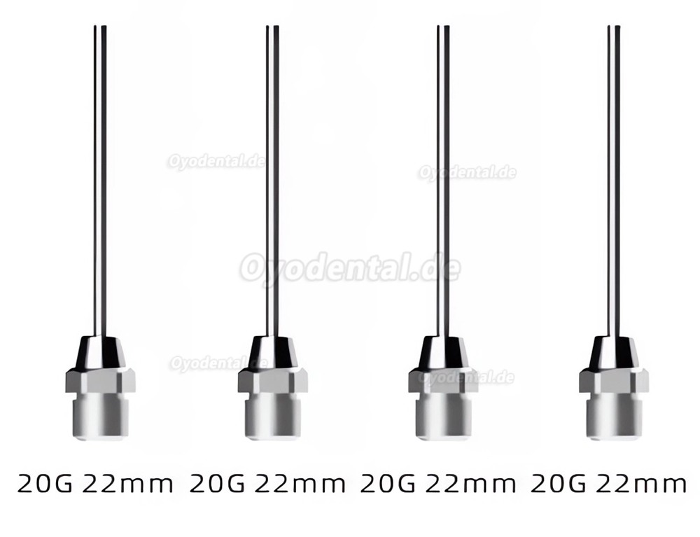4-teiliges Guttapercha Injektionsnadeln Set kompatibel mit Woodpecker Fi-G Obturation System